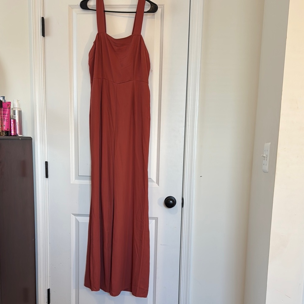 Forever 21 Brown Wide Leg Sleeveless Sundress for Resort Wear